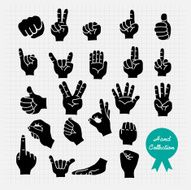 Hand Vector SIlhouette