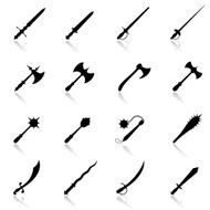 Weapons Icon Set