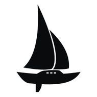 sail with keel icon