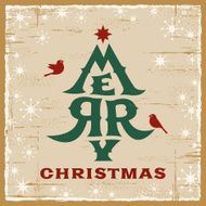 Vintage Christmas card N33