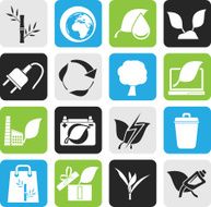 Silhouette Environment and Conservation icons