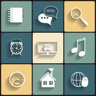 Universal Vector Flat Icons N12