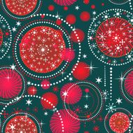 Holidays Winter pattern made with snow and stars