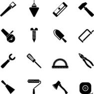 Silhouette Construction and Building Tools icons