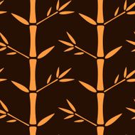 Seamless pattern with bamboo trees N19