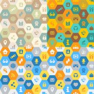 Internet Cells Seamless Pattern N2