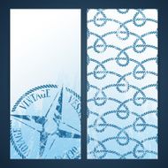 Nautical flayers with seafaring elements N5