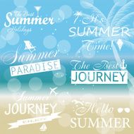 Summer holidays vector background N17