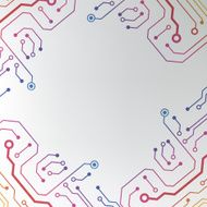 EPS10 vector circuit board background texture N19