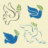 dove of peace set