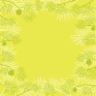 Pine branch background