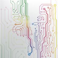 EPS10 vector circuit board background texture N21
