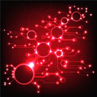 EPS10 vector circuit board background texture N23