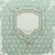 Grunge retro background with frame