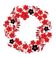 Khokhloma traditional ornament