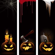 Halloween Pumpkin banners