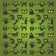 halloween monsters background N3