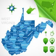 West Virginia County Map N3