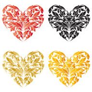 Stylized Valentine&#039;s Day Heart N2