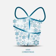 Christmas Snowflakes Background Vector Illustration N59