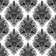 Vector Seamless Damask Pattern N16