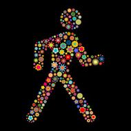 runing man shape