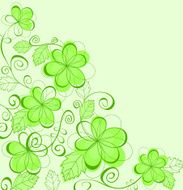 abstract floral background N217