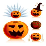 Halloween collection pumpkin icons