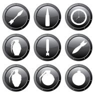 Explosives Icon Set