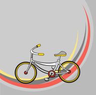 Little funny bicycle