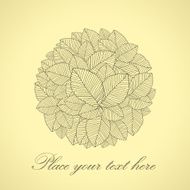 leafs round black