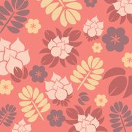Floral background Vector illustration N24