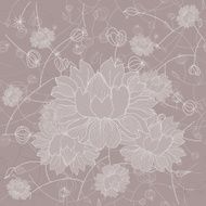 Seamless floral background N378