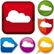 icon series cloud (vector)