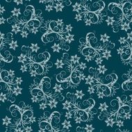 Seamless floral vector background N8