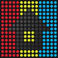 Home icon of dots on the background rbg