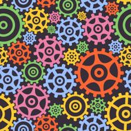 Seamless background from gears