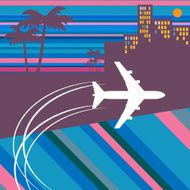 Travel abstract background