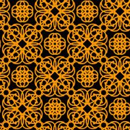 Abstract floral retro seamless pattern N2