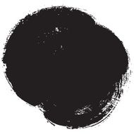 Splash blot banner set in black on white abstract watercolor N23