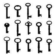 Collection of vintage keys N2
