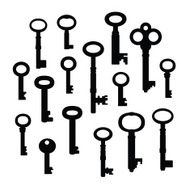 Set of vintage keys N4