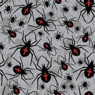Vector spiders seamless pattern N8