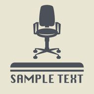 Office chair icon N4