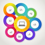 Color circle web interface N2