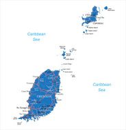 Grenada map