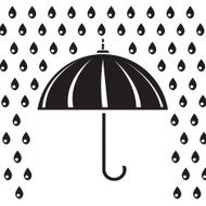 silhouette of umbrella N2