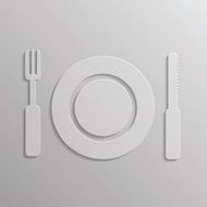 Fork and spoon icon N2