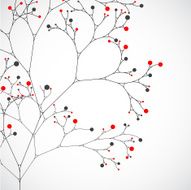 Abstract tree Vector background N4