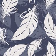 Seamless pattern with feathers N59